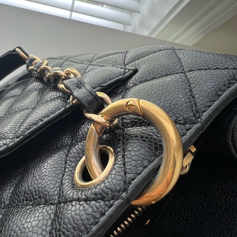 Chanel caviar gst tote bag